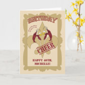 Lis Birthday Kaart (Gele Bloem)