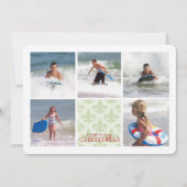 Lis Double Sided Multi Photo Card Feestdagenkaart (Voorkant)