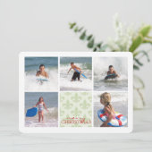 Lis Double Sided Multi Photo Card Feestdagenkaart (Staand voorkant)