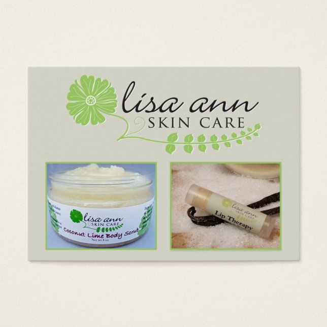 Lisa Ann Skincare Visitekaartje (Voorkant)