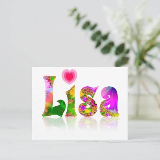 Lisa Briefkaart (Staand voorkant)