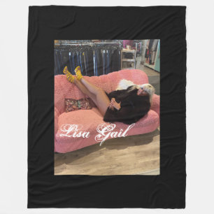 Lisa Gail Blanket. Fleece Deken