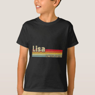 Lisa Gift Naam Gepersonaliseerde Verjaardag Leuk K T-shirt