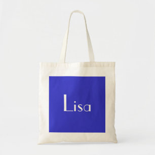 Lisa in blauw en wit III Tote Bag