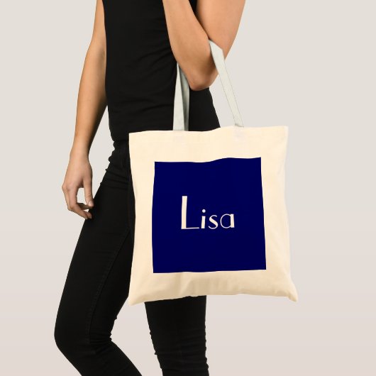 Lisa in marine IV Tote Bag (Voorkant (product))