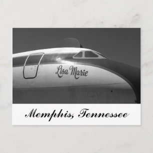 Lisa Marie Airplane Memphis Tennessee Briefkaart