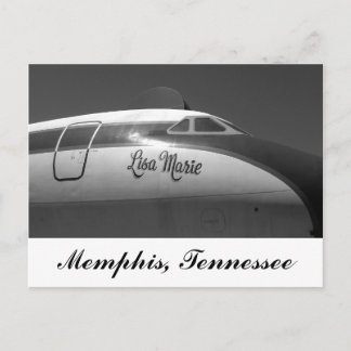 Lisa Marie Airplane Memphis Tennessee Briefkaart