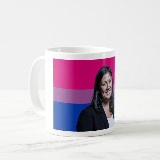 Lisa Nandy Bisexual Flag Mok (Voorkant links)