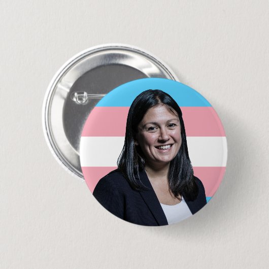Lisa Nandy Trans Flag Badge Ronde Button 5,7 Cm (Voorkant /achterkant)