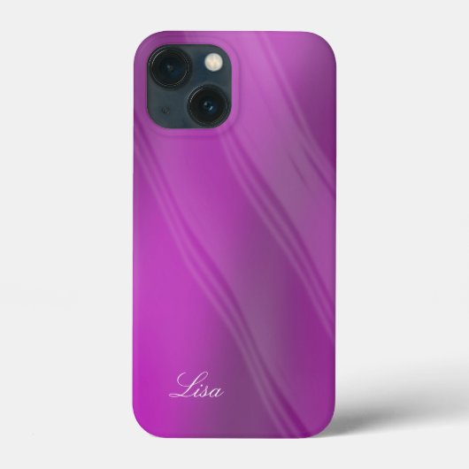 Lisa - Paarse Shades Hoesje-Mate iPhone Case (Achterkant)