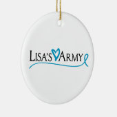 Lisa's Army Ornamanet Keramisch Ornament (Rechts)