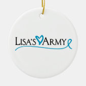 Lisa's Army Ornamanet Keramisch Ornament (Voorkant)