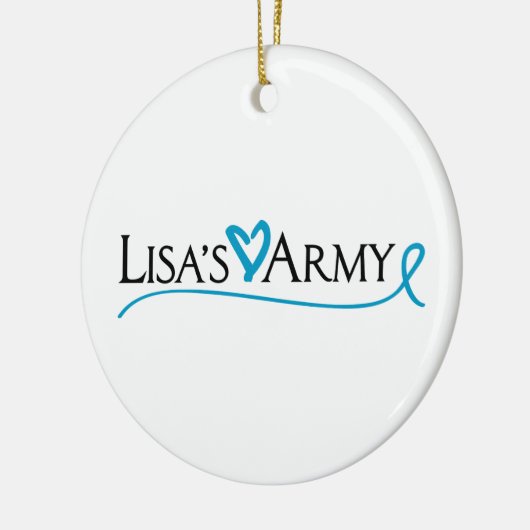 Lisa's Army Ornamanet Keramisch Ornament (Links)