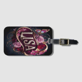 Lisa's Bloem Naambord Bagagelabel (Voorkant (horizontaal))