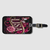 Lisa's bloemenbord bagagelabel (Voorkant (horizontaal))