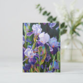 Lisa's Iris Garden Briefkaart (Staand voorkant)