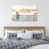 Lisbet Gevist door Carl Larsson,  Fine Art Canvas Afdruk (Insitu (Slaapkamer))