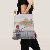 Lisbet Gevist door Carl Larsson,  Fine Art Tote Bag (Dichtbij)