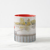 Lisbet Vissen door Carl Larsson, Vintage Fine Art Mok (Midden)