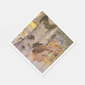 Lisbeth bij de Birch Grove (prachtig jong meisje) Servet (Hoek)