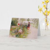 Lisbeth in de Tuin van de Bloem Kaart (Gele Bloem)