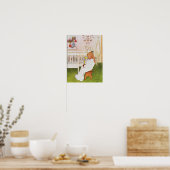 Lisbeth met gele tulp poster (Keuken)