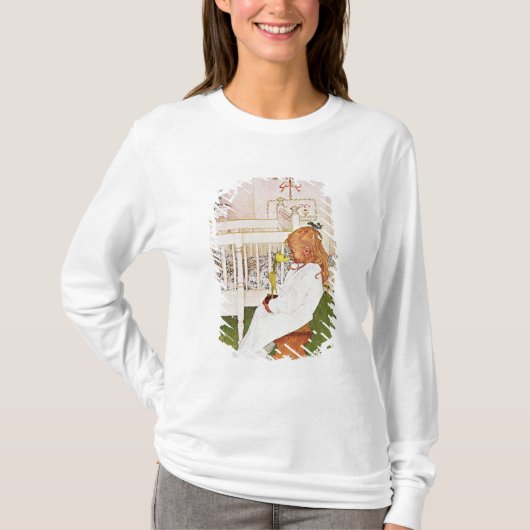 Lisbeth met gele tulp t-shirt (Voorkant)