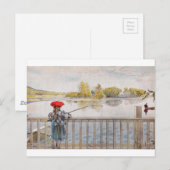 Lisbeth Viste door Carl Larsson Briefkaart (Voorkant / Achterkant)