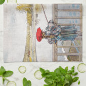 Lisbeth Viste door Carl Larsson Theedoek (Gevouwen)