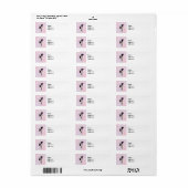 Lisbloemen verliefd etiket (Full Sheet)