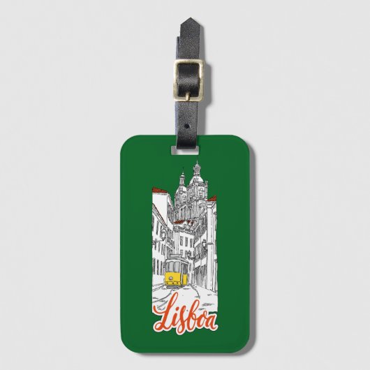 Lisboa Bagagelabel (Voorkant (verticaal))