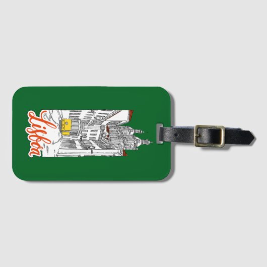 Lisboa Bagagelabel (Voorkant (horizontaal))