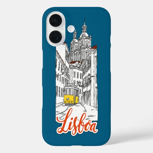 Lisboa Case-Mate iPhone Case (Achterkant)