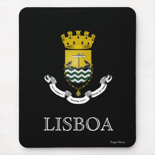 Lisboa Mousepad Muismat (Voorkant)