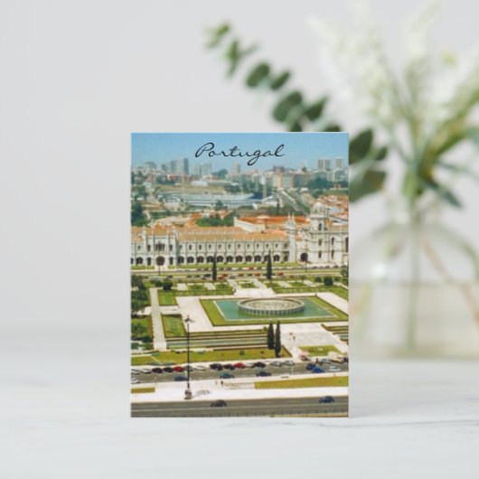 lisboa paleis briefkaart (Staand voorkant)