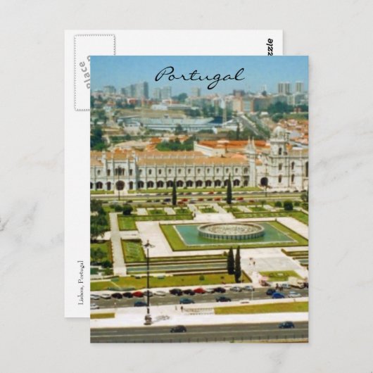 lisboa paleis briefkaart (Voorkant / Achterkant)