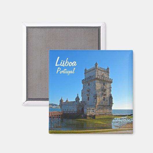 Lisboa Panoramic Kitchen Magnet (Voorkant / Achterkant)