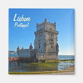Lisboa Panoramic Kitchen Magnet (Voorkant)
