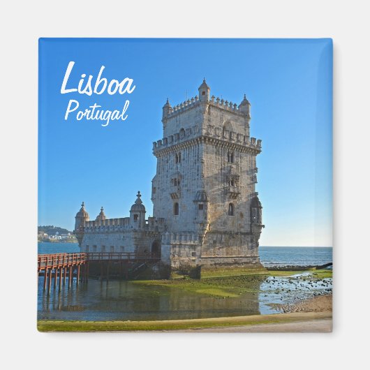 Lisboa Panoramic Kitchen Magnet (Voorkant)