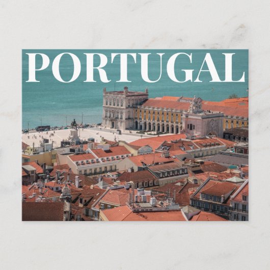 Lisboa, Portugal Briefkaart (Voorkant)