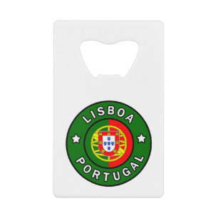 Lisboa Portugal Creditkaart Flessenopener