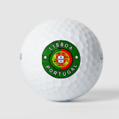 Lisboa Portugal Golfballen (Voorkant)