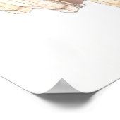 Lisboa Portugal kathedraal Poster (Hoek)