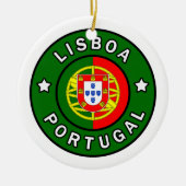 Lisboa Portugal Keramisch Ornament (Voorkant)