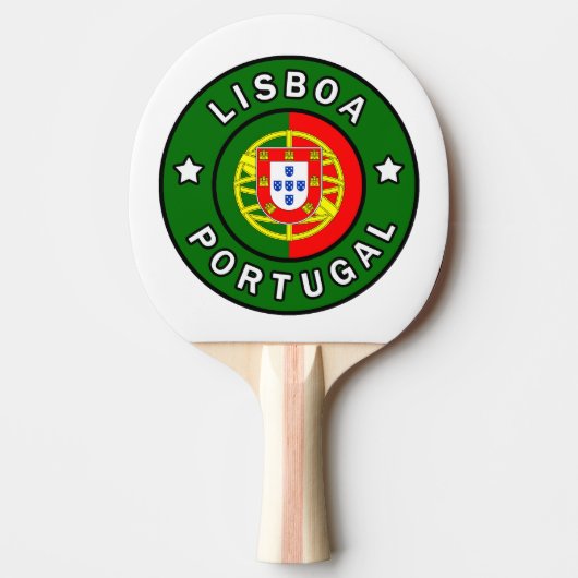 Lisboa Portugal Tafeltennisbatje (Voorkant)