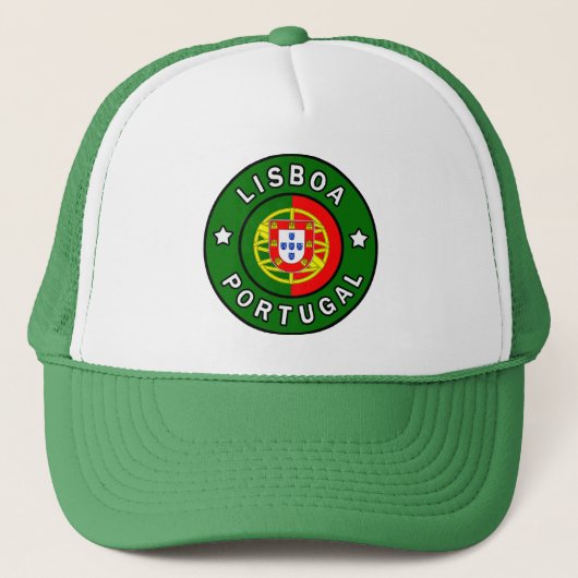 Lisboa Portugal Trucker Pet (Voorkant)