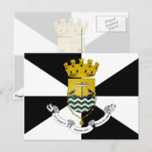 Lisboa, Portugese vlag Briefkaart (Voorkant / Achterkant)