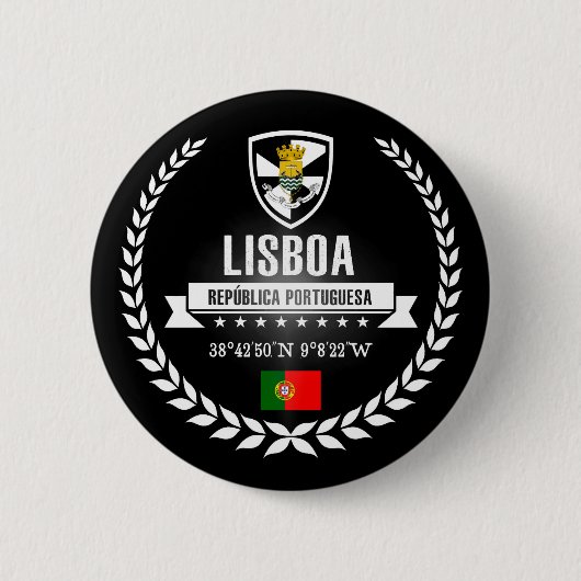 Lisboa Ronde Button 5,7 Cm (Voorkant)