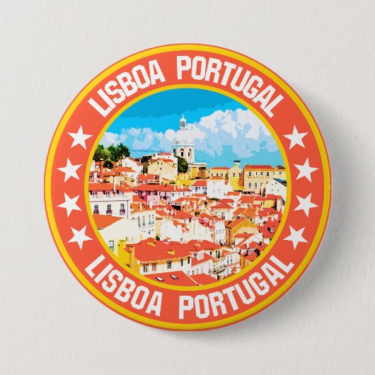 Lisboa Ronde Button 7,6 Cm (Voorkant)
