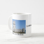 Lisboa - Torre de Belém Koffiemok (Voorkant links)